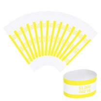 Uxcell Money Bands, Dollar Bill Wrappers Self-Adhesive Money Strap Self Sealing Bill Straps Sleeves Yellow