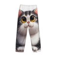thumbnail image 6 of Balery Cute Cartoon Kitten print Men's Pajama Pants,Ultra Lightweight Pjs,Lounge Pant-X-Large, 6 of 9