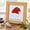 Red, variant on Natural Pebble Art Christmas Picture Frame Ornament,Christmas Snowman Sea Glass Resin Kit Handcrafted Stone Holiday Tabletop Display for Adults Beginners Sea
