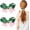 Style 3, variant on 2 count Wizard  Hair Bows Glitter  Green Hair Clips Magical  Princess Hair Accessories for Women  Party Favor Supplies