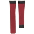 thumbnail image 2 of 22MM LEATHER STRAP BAND FOR TAG HEUER CARRERA CALIBRE 11 16 1887 5037 BLACK RED, 2 of 2