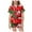 Red, variant on LUOGENLI Pajamas for Girls Size 1012 Pajamas for Children Shirt and Pant Matching Set Casual Fashion Sleepwear Set with Pockets for Christmas Black Size 2-3 Years