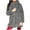 Dark Gray, variant on Lovskoo Womens Winter Coats Faux Fur Jacket Thick Warm Open Front Cardigan Solid Pocket Color Jacket Fleece Long Sleeves Lapel Coat Beige