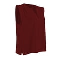 thumbnail image 3 of Blusa George para Dama, Kimona Cuello Tipo Mao, Plisado en Hombros, Tablon en Escote Vino Talla M, 3 of 4