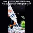 thumbnail image 6 of Fish Tank Sealant 120g Transparent Fish Tank Glue Clear Silicone Sealants Safe Glue Adhesive Rapid Curing Sealers Blocks Leaks for Sink Bathtub Wall Tile Floor Aquarium, 6 of 8