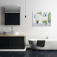 thumbnail image 4 of Stupell Industries Modern Rustic Botanical Bathroom Canvas Art, 40 x 30, by Courtney Prahl, 4 of 8