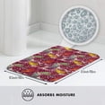 thumbnail image 6 of Bathroom Rugs Non Slip Washable - Retro Multi-Color Cute Parrot Kitchen Mats for Floor, Area Rugs for Entryway Rugs Indoor, Laundry Bathroom Room Door Rug with Rubber Backing 20x31.5in, 6 of 8