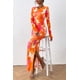 thumbnail image 4 of Vestido PRETTYGARDEN Estampado Floral de Manga Larga Ajustado Talle S, 4 of 8