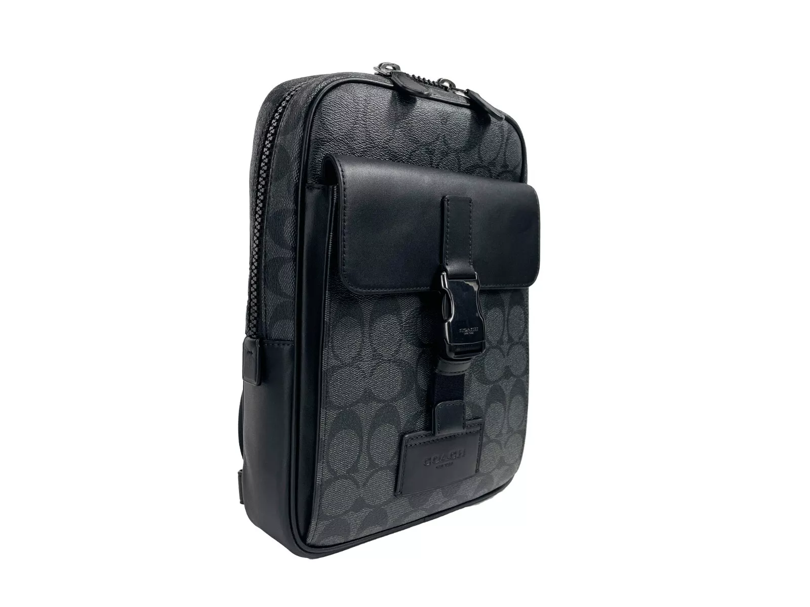 Coach Men's Track Pack, Fashion Daypack, Shoulder Bag, Backpack