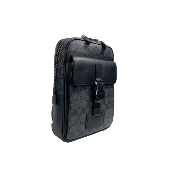 Coach Men's Track Pack, Fashion Daypack, Shoulder Bag, Backpack