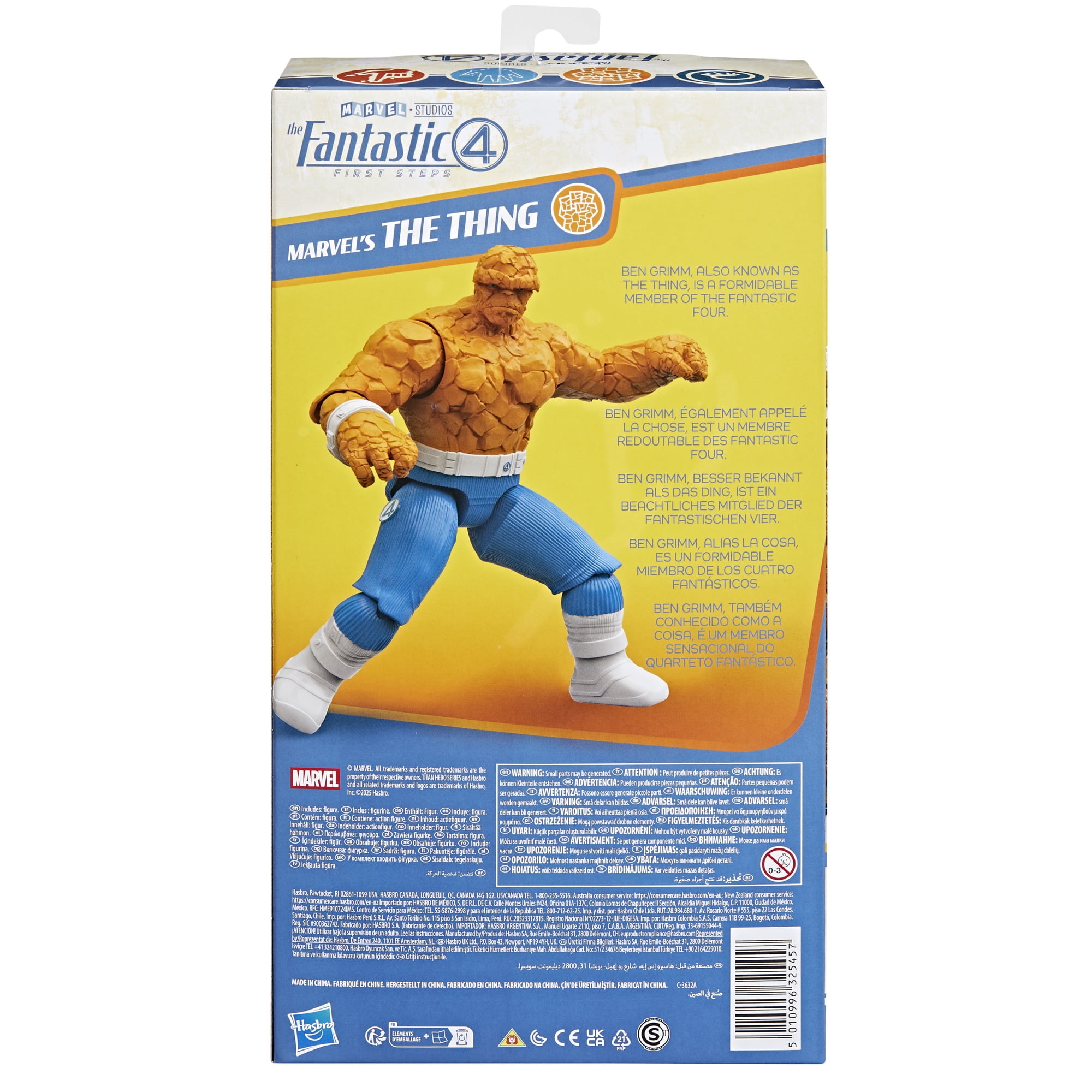 Marvel Studios Titan Hero Series The Fantastic Four: First Steps Marvel’s The Thing Action Figure