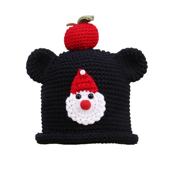 Cozy Christmas Knit Beanie For Women Men Fun Holiday Party Hat Cute Xmas Stocking Cap Soft Yarn Winter Earflap Cap For Family