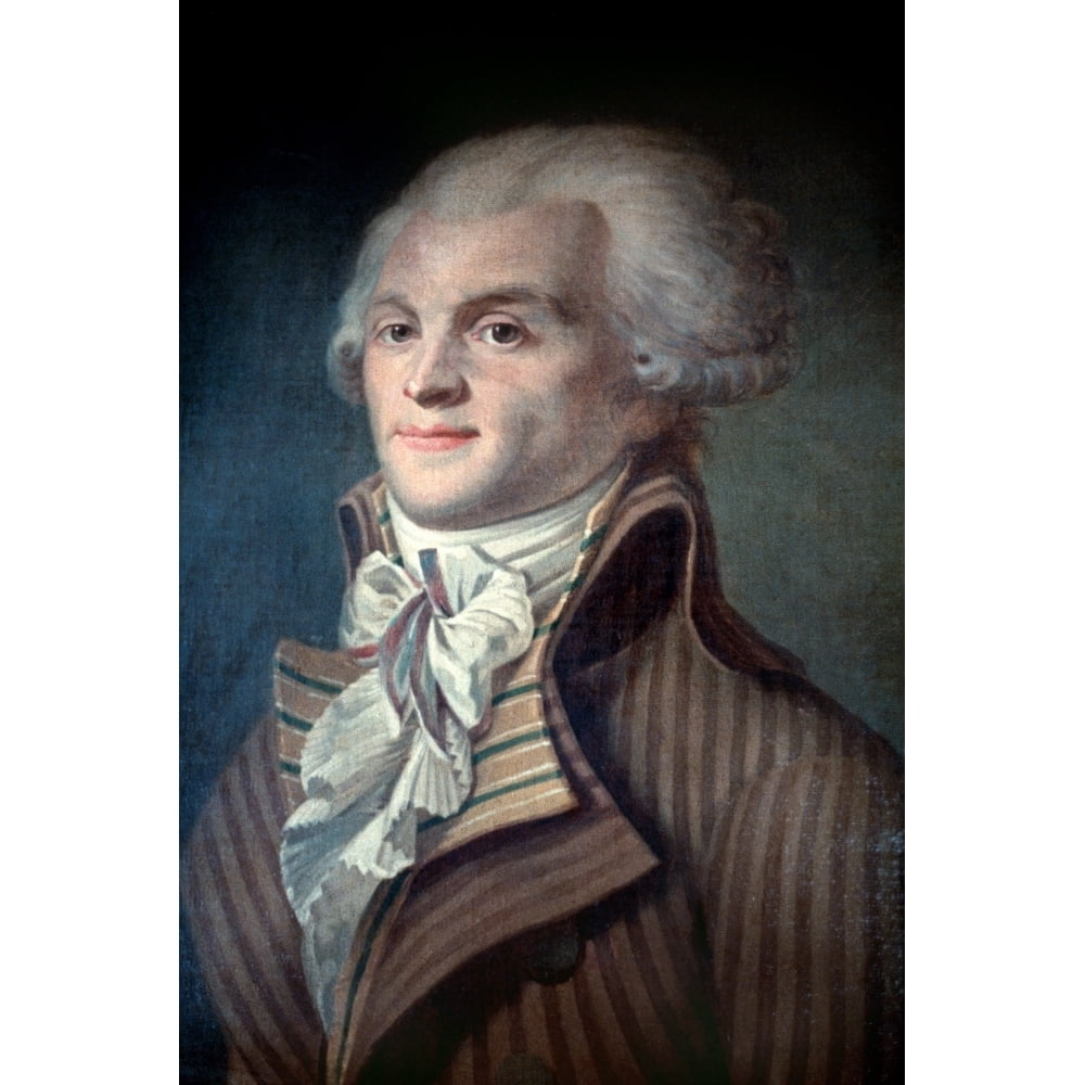 Maximilien De Robespierre N(17581794) French Revolutionist Oil On