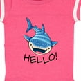 thumbnail image 4 of Inktastic Cute Whale Shark Says Hello Boys or Girls Baby Bodysuit, 4 of 5
