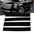 thumbnail image 3 of Pillar Post Side Door Window Cover Trim Car Window Pillar Posts Sticker Pillar Post Decal Trim Gloss Black  Replacement For Escalade 2007-2014, 3 of 8