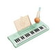 thumbnail image 2 of Teclado de piano para niños, pequeño piano, juguete multifuncional, teclado electrónico para uso doméstico. Verde, 2 of 9