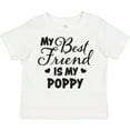 thumbnail image 3 of Inktastic My Best Friend is My Poppy with Hearts Boys or Girls Toddler T-Shirt, 3 of 5
