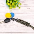 thumbnail image 5 of Uxcell Paracord Lanyard Braided Lanyard Necklace Keychain Badge Lanyard with Alloy Clip Green Camo, 5 of 5