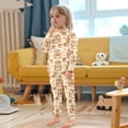 thumbnail image 5 of Capybara Animal Pattern Cotton Pajamas 2 Piece Set Sleepwear Soft and Comfortable Homewear Nightwear, 5 of 7