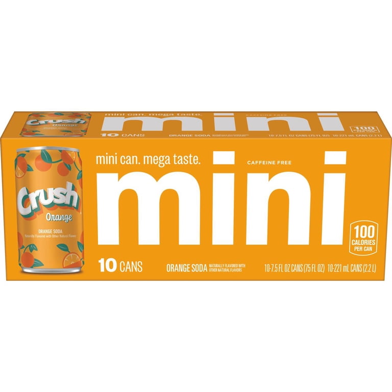 Crush Orange Soda, Caffeine-Free, 7.5 fl oz, 10 Pack photo 6
