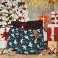 thumbnail image 6 of KLL Friendly Sharks for Christmas Gift Bag,Christmas Burlap Goody Gift Bags with Plaid Drawstrings for Xmas Presents Holiday Party Favor Treats Candy-Black, 6 of 8