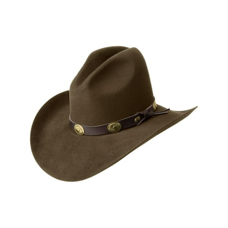 Bailey Cowboy Hat Mens Conchos Wool Gus Crease Tombstone W0602G