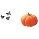 thumbnail image 1 of Pájaro para colgar en la pared,Arte de pared de pájaros de madera Decoración de pared de pájaros voladores de madera,Almohadas de calabaza de Halloween,Almohadas de calabaza de Halloween, 1 of 8