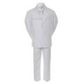 thumbnail image 3 of 7pcs Boys Formal Wedding White Suits Tuxedo Vest Necktie Sets Outfits All Sizes, 3 of 4