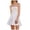 White, variant on Tqcoqu Women's Basic Versatile Stretchy Flared Casual Mini Skater Skirt,Wine,Women's S-XXL