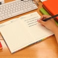 thumbnail image 2 of Bloc de notas de cuero engrosado A5 oh naranja, 2 of 9