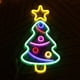 thumbnail image 4 of Árbol De Navidad Letreros De Neón Tablero De Acrílico Led Luces De Neón Decoración De Pared Estética Led Letreros De Neón Luz De Noche De Navidad Para Dormitorio Sala De Juegos Vogacara HA036984-00, 4 of 6