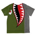 thumbnail image 2 of Halloween WWII Flying Tiger Fighter Shark Nose Art All Over Toddler T Shirt, 2 of 2