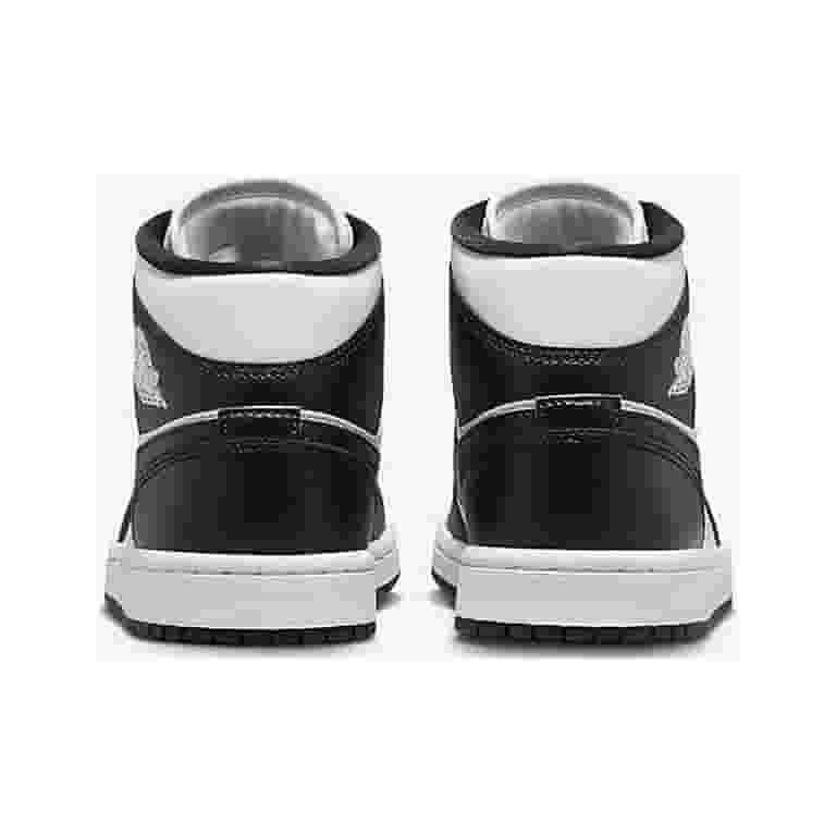 Nike Women's Shoes Air Jordan 1 Mid, White/Black-White, 8.5 Nike Women's Shoes Air Jordan 1 Mid, White/Black-White, 8.5