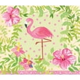 thumbnail image 2 of Zaman, Farida 17x15 White Modern Wood Framed Museum Art Print Titled - Flamingo Dance I, 2 of 4
