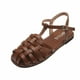thumbnail image 2 of Sandalias romanas planas de nuevo estilo, sandalias tejidas informales con punta de hebilla para mujer Wmkox8yii  shjk3644, 2 of 4