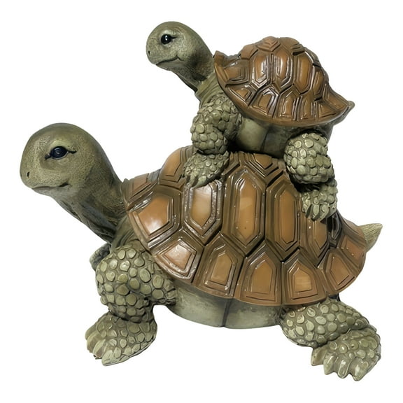 FC Design 6.5"W Tortoise with Baby Figurine Statue Sculpture Ornament Decoration Home/Room Decor and Unique Gift Ideas for Housewarming, Holidays and Birthdays