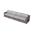 thumbnail image 3 of Living Source International Wicker / Rattan 4 - Person Seating Group in Gray, 3 of 3