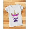 thumbnail image 4 of Tstars 6th Birthday Unicorn Tshirt for Girls - Perfect Birthday Gift - Youth Graphic Tee - Ideal Party Outfit - Kids' Birthday Apparel - Unicorn Themed Party Tee - Celebratory Unicorn Print Tshirt, 4 of 5
