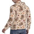 thumbnail image 6 of Wukai Cute Autumn Turkey Print Men Hoodies Fleece Sweatshirts Long Sleeve Sweaters Pullover Fall Outfits Winter Clothes-3X-Large, 6 of 7