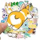 thumbnail image 4 of Dibujos Animados Simples Pegatinas Lindas Para Niños Juguete Pegatina Impermeable Para Diy Laptop Bicicleta Casco Calcomanías De Coche 50 Uds Noticed EL008461-00, 4 of 5