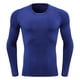 thumbnail image 1 of Ceisia Men's Casual Sport Tight Gift High Elastic Round Neck Fitness Long Sleeve Athletic T Shirt, 1 of 2