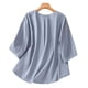thumbnail image 4 of Blusa Holgada Fiudx Cómoda con Cuello Redondo para Mujer, 4 of 7