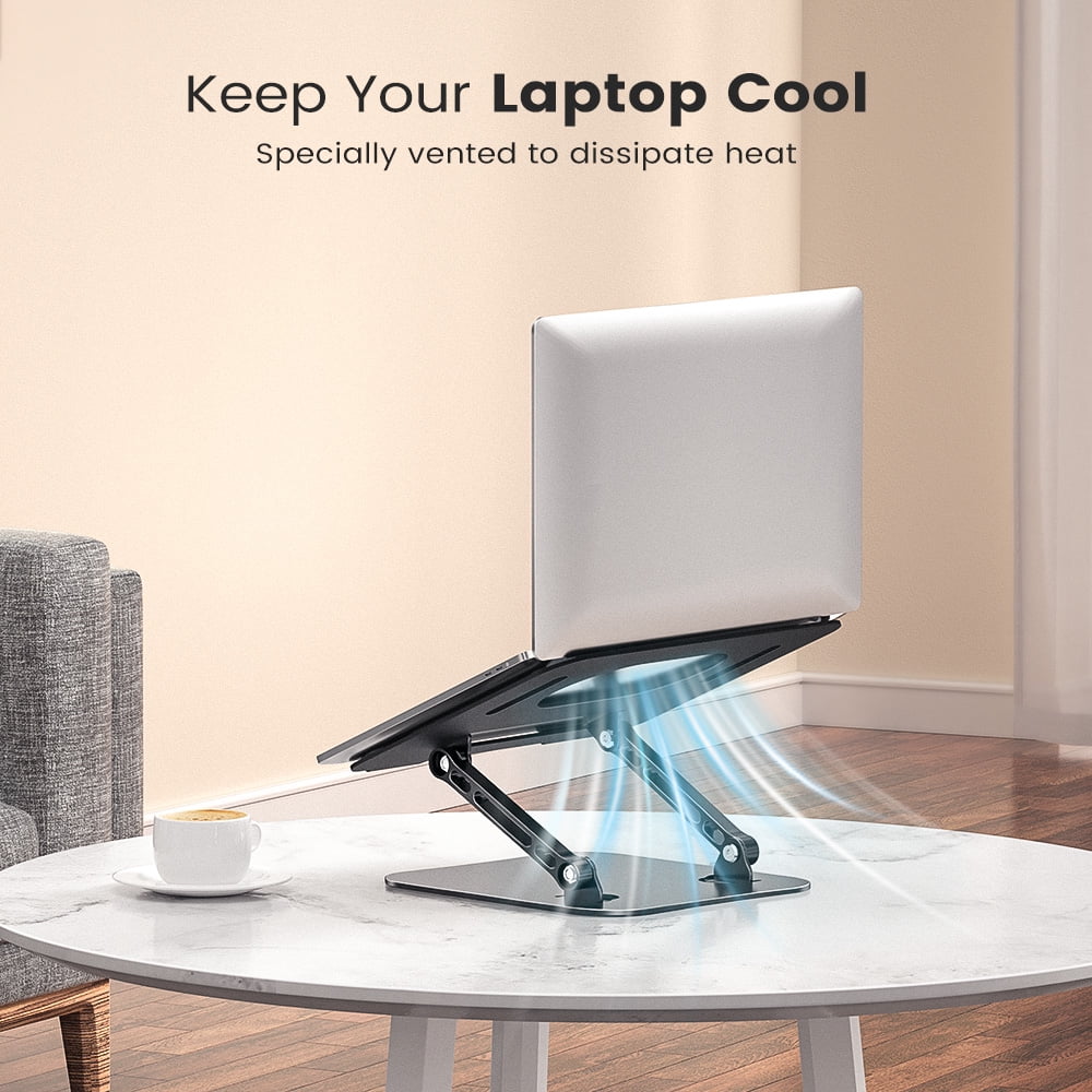 Laptop Stand for Desk, KEXIN Aluminum Adjustable Stand of Laptop for Mac / HP / Dell / Samsung, 10-16 inches Foldable Computer Holder