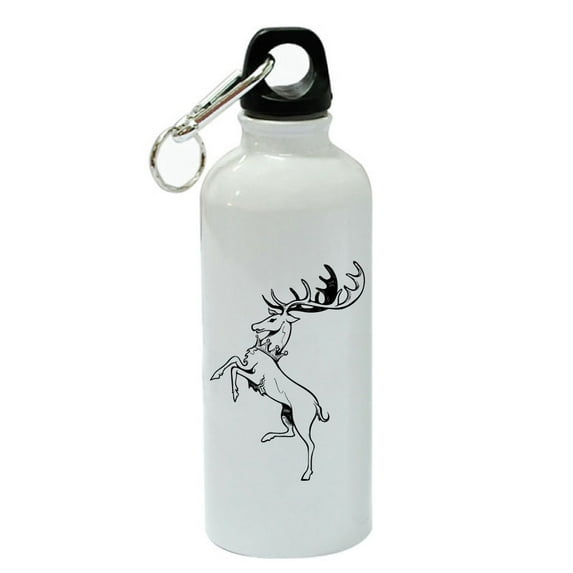 Game Of Thrones House Baratheon White Aluminum Sports 20 oz Water Bottle