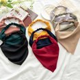 thumbnail image 2 of TELOLY 3Pcs Bandanas for Women,Fashionable Commuting Bag Scarf,Fresh and Sweet Bandana Set,Style1, 2 of 2