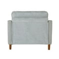 thumbnail image 6 of Studio Living Sanborn Modern Arm Chair, Light Gray Woven Fabric, 6 of 10