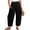 #05Black, variant on Women's Linen Wide Leg Pants Summer 2026 Casual Loose Beach Vacation Baggy Palazzo Barrel Pant with Pockets Green 2XL