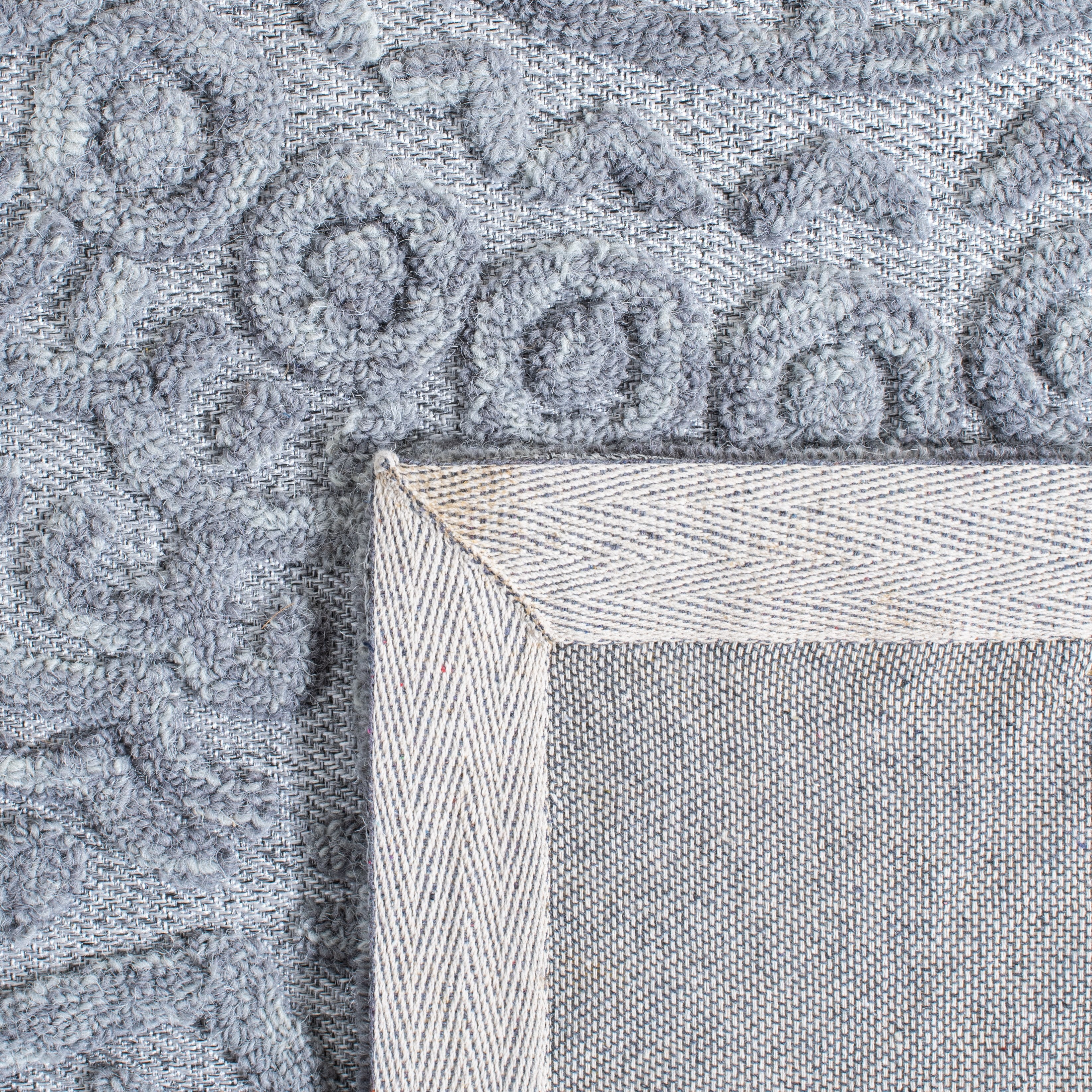 SAFAVIEH Trace Montague Medallion Area Rug, Light Grey, 8' x 10'