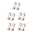 thumbnail image 2 of fastboy Hair Ornaments Sturdy Simple Styling Tools Side Clip Snap Fastener Clip Silver 5Set, 2 of 6