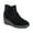 black, variant on Kara Ankle Wedge Boot
